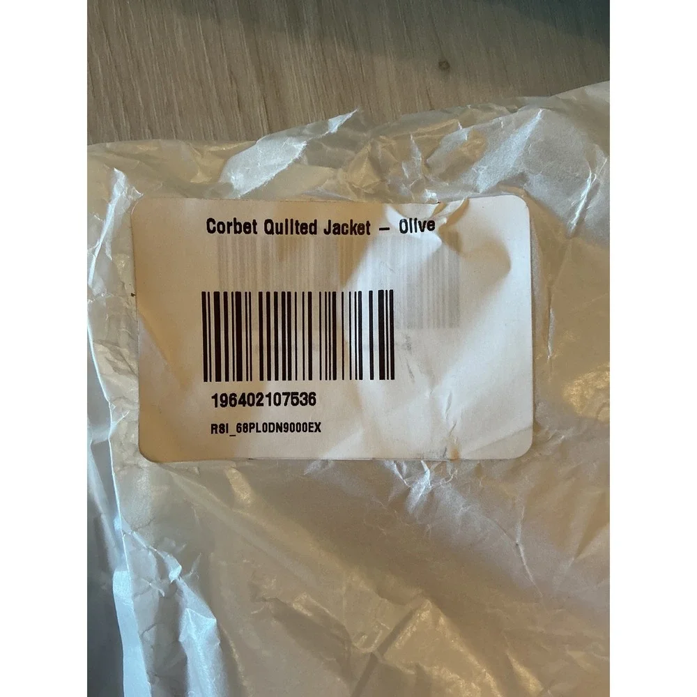 Marine Layer Corbet Quilted Jacket Olive Small New With Tags